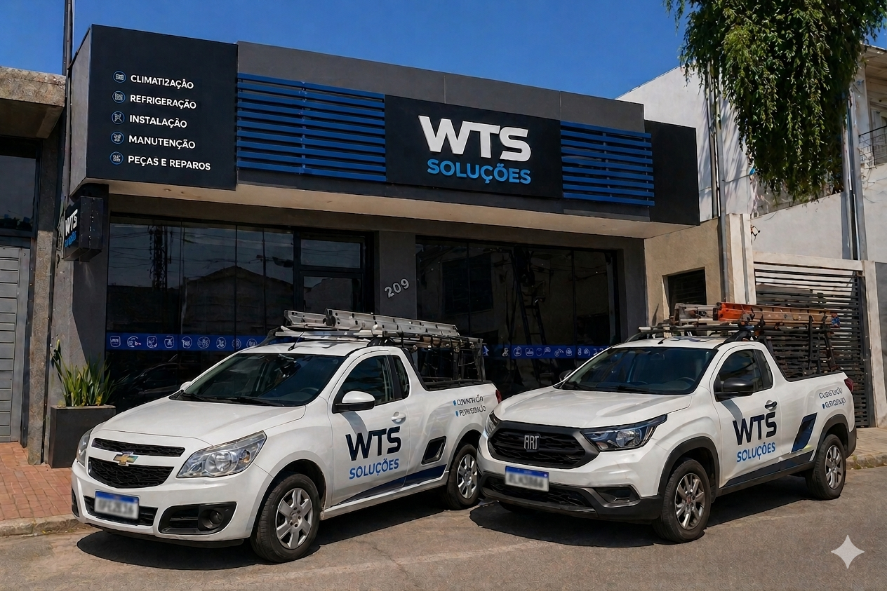 Técnico WTS realizando instalação profissional